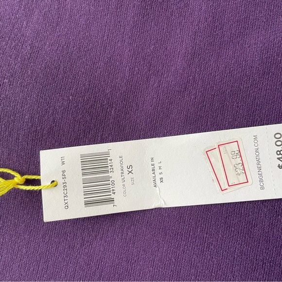 BCBG Purple Pencil Skirt - Picture 4 of 5